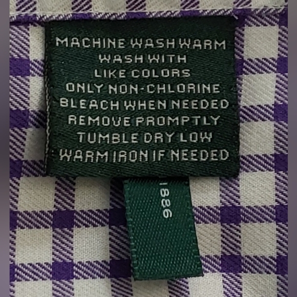 LAUREN by Ralph Lauren Men's Shirt / 16" neck - Picture 5 of 5